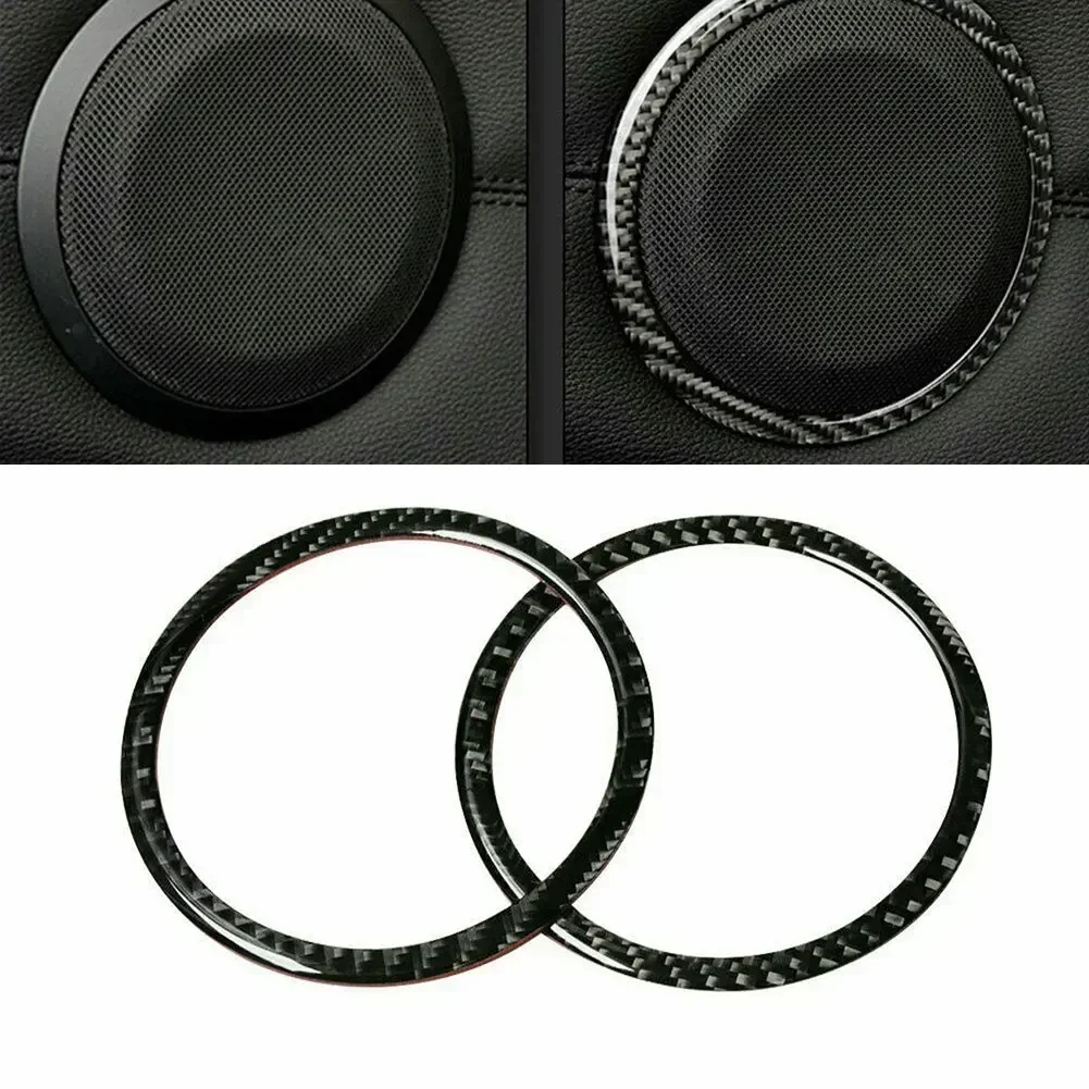 

Door Loudspeaker Frame Trim Carbon Fiber Door Loudspeaker Frame Trim For BMW 3 Series E90 E92 2005-2012