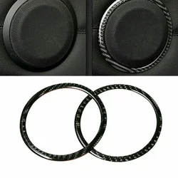 Door Loudspeaker Frame Trim Carbon Fiber Door Loudspeaker Frame Trim For BMW 3 Series E90 E92 2005-2012