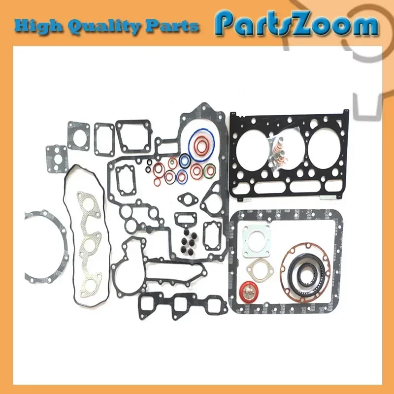 

Full Gasket kit With Head Gasket 1G750-03312 For Kubota D1703 Engine