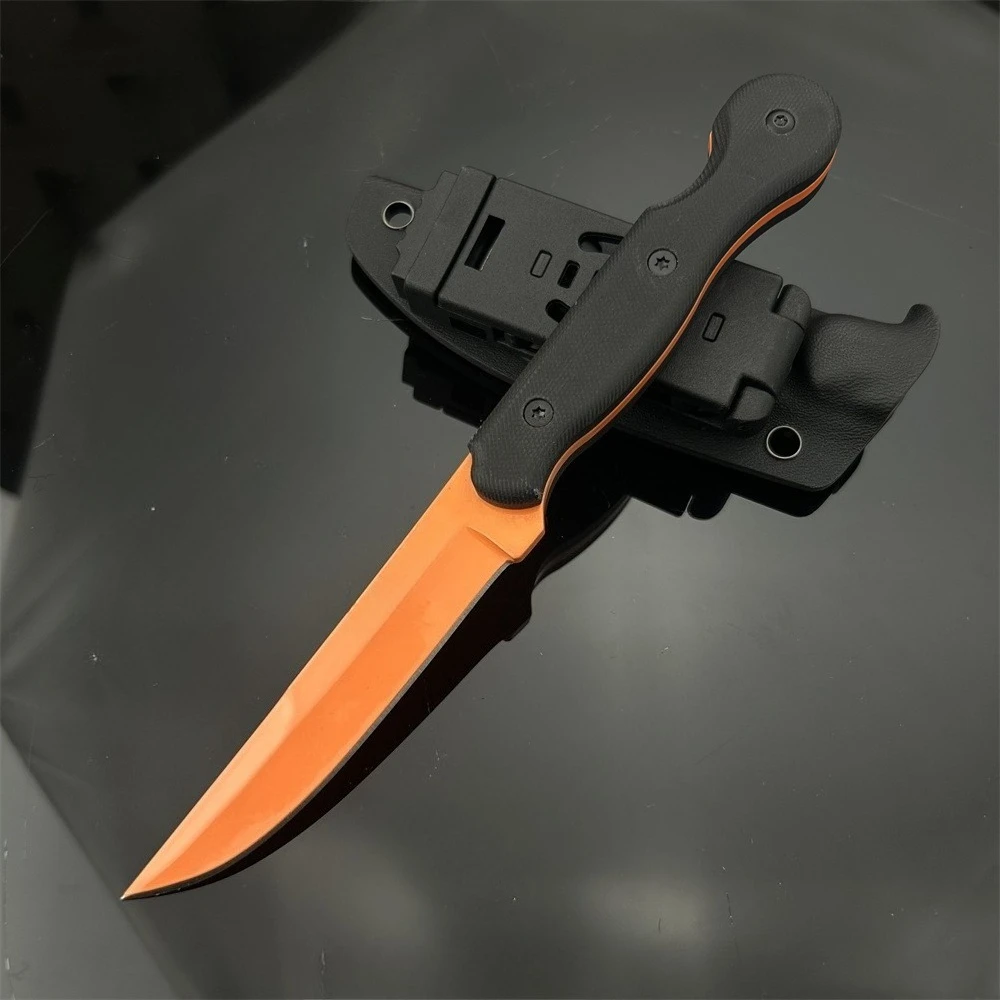 

Походный нож с лезвием из стали 7Cr13Mov и рукоятью G10, портативный EDC-нож для кемпинга, туризма и выживания, карманный нож для приключенцев и любителей активного отдыха