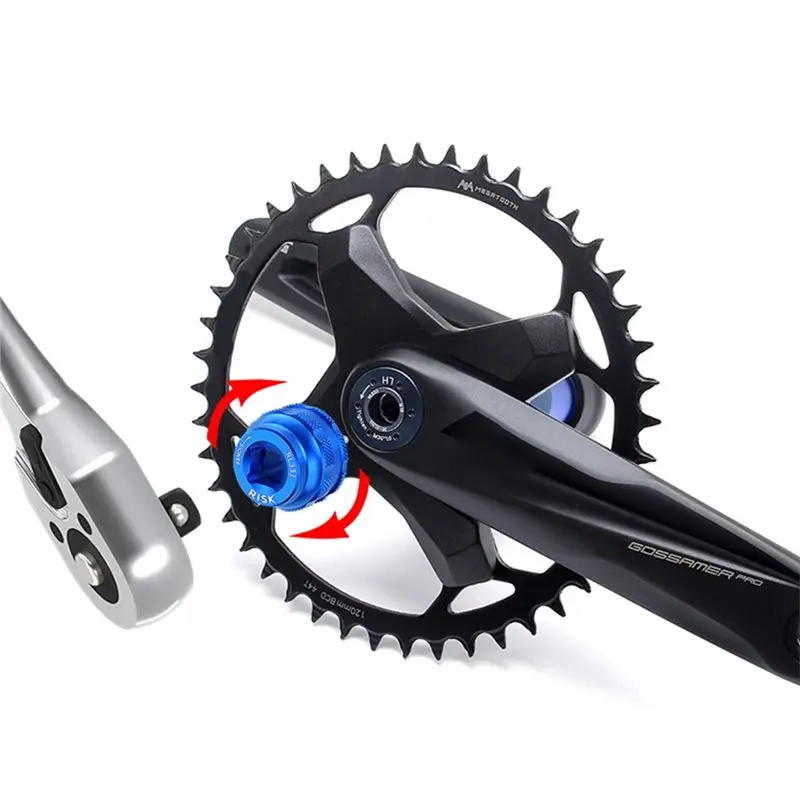 A32HOT-RISK Crank Cover Tool Disassembly Tool Bicycle Anti Detachment Tool Bike Chainrings Tool