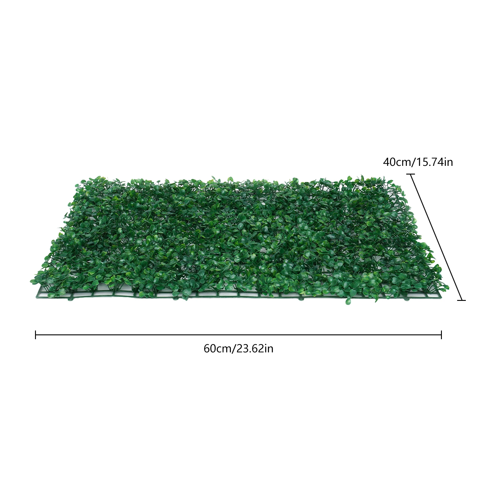 Imagem -04 - Cerca de Privacidade de Tela de Hedge Artificial Planta do Falso Deixa Painéis Grama de Buxo Decoração de Jardim de Casa Decoração da Parede do Quintal 60x40cm 12 Pcs