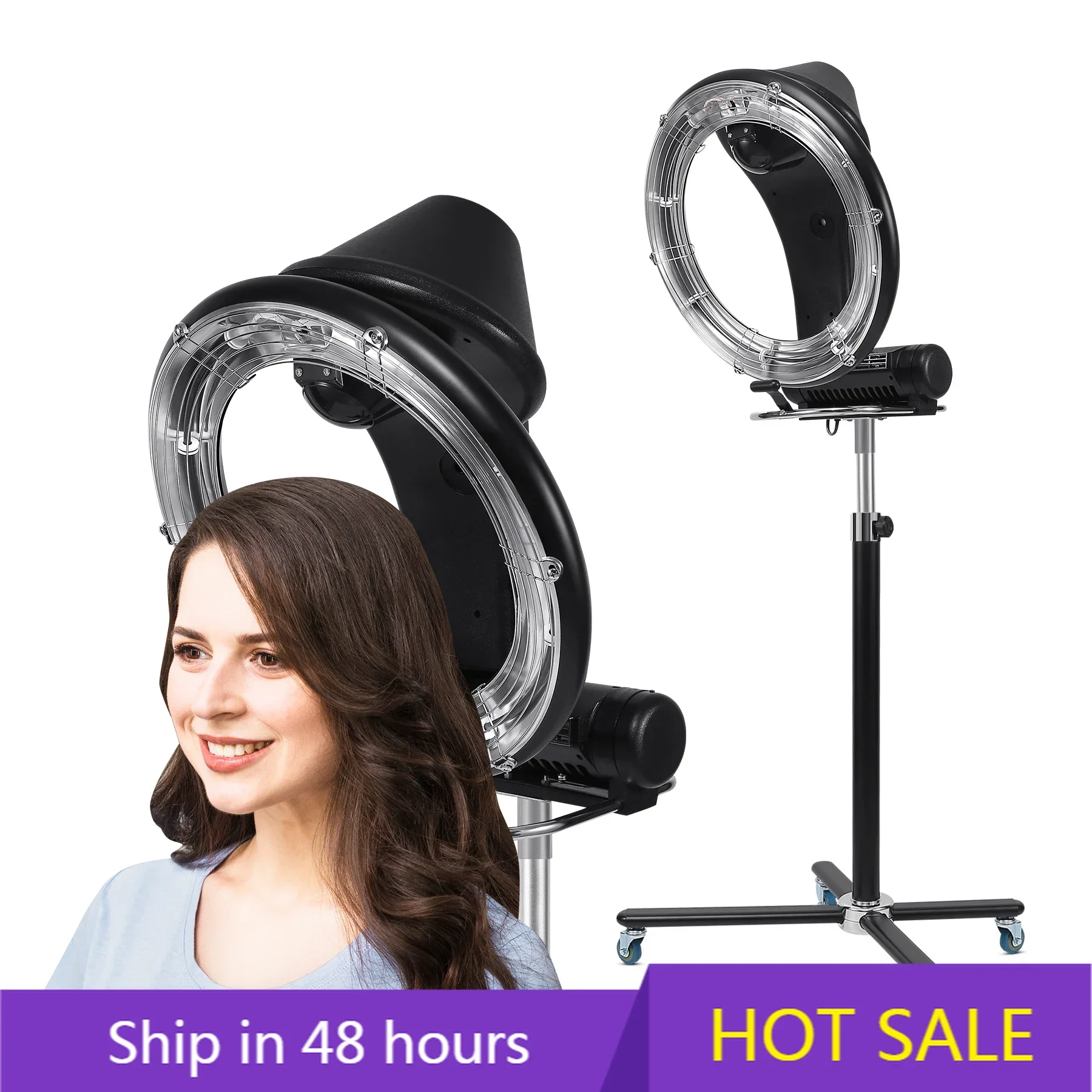 

YTYIN Professional Orbiting Infrared Hair Dryer Rotate Heat Dyeing Color Processor BarberShop Drying Perming Machine for Hair Sa