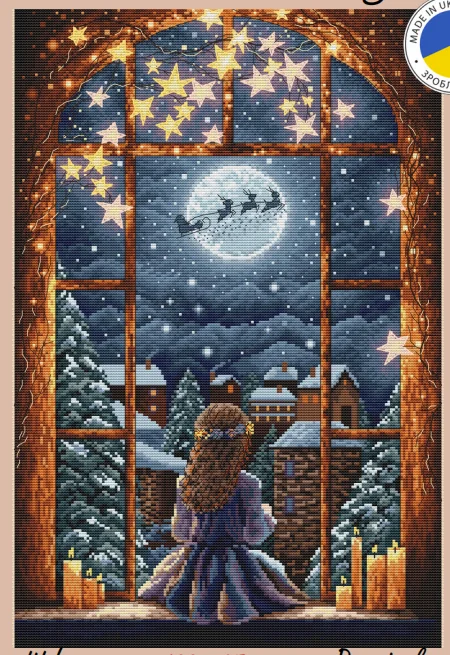 

Набор для вышивки крестом, новый DIY Рождественская девушка 40-55, наборы для вышивания, украшение дома, пейзаж, рукоделие