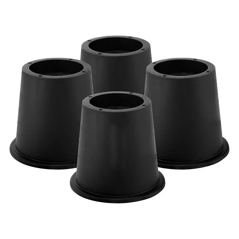 AB34-Supports Up To 3000Lbs 4 Pack Stable Heavy Duty Bed Risers For Couch Table Desk Legs Furniture Riser