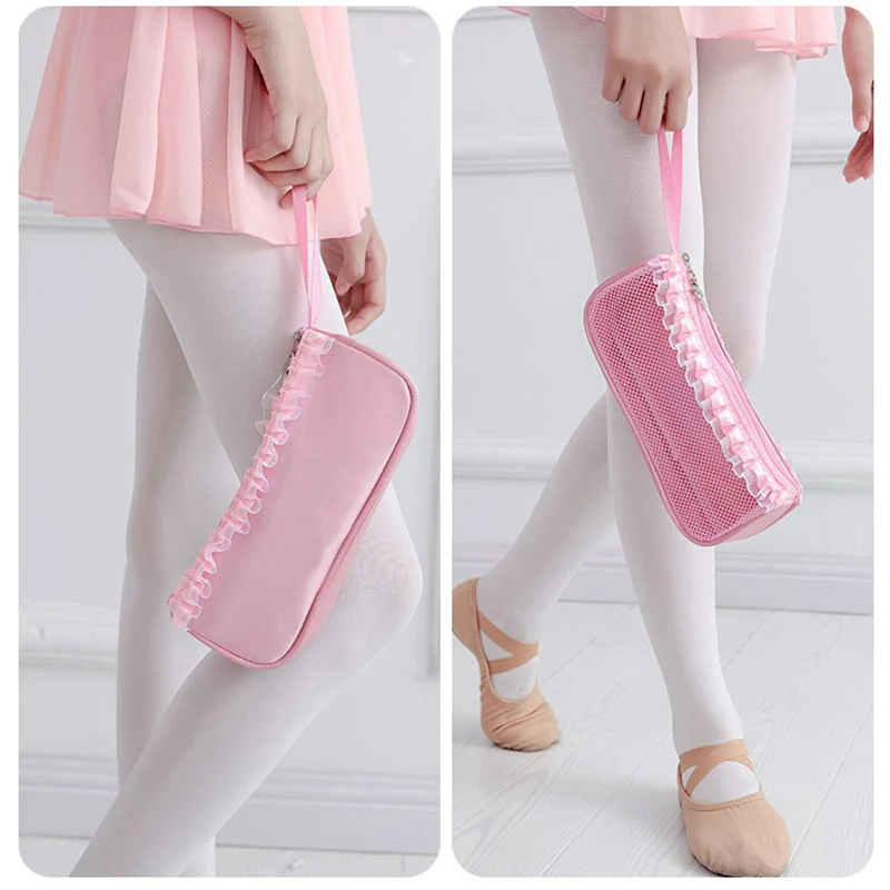 Bolso de zapatos de baile de bailarina para mujer y niña, bolsa de almacenamiento de zapatos de baile, Ballet, deportes, portátil, Simple, a la moda