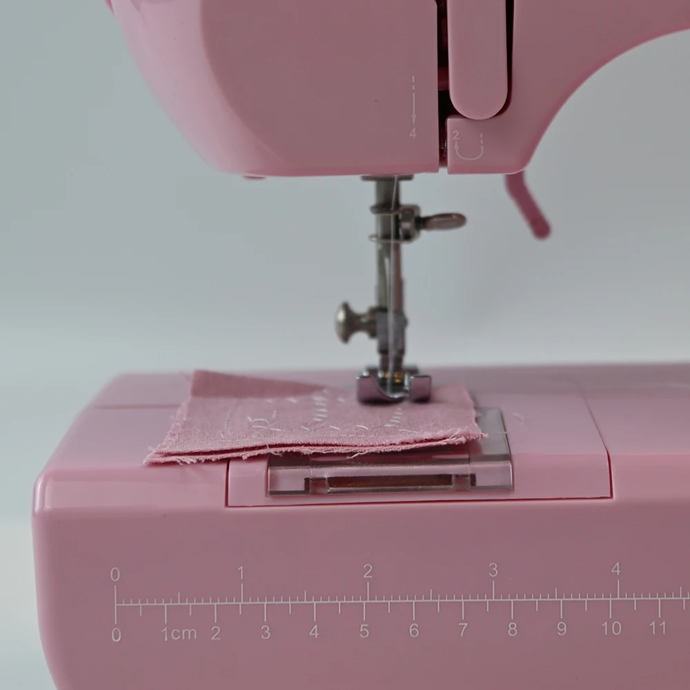 Home mini machine straight end button holes button attaching zippers sewing 12 stitches sewing machine