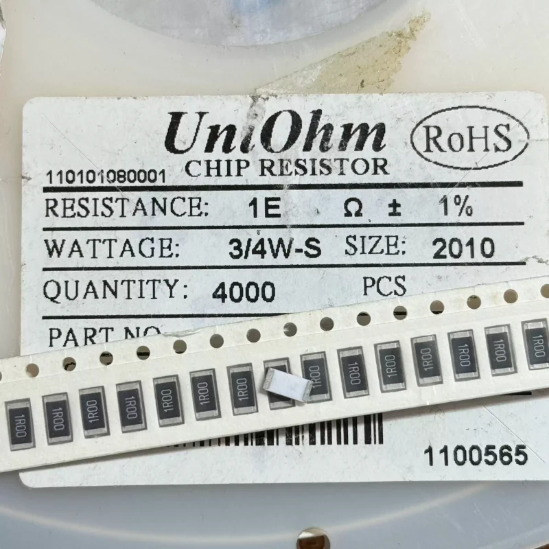 10-100pcs 2010 1R 1 European silk screen printing 1R00 2010F100KT4E thick sound surface mount resistors