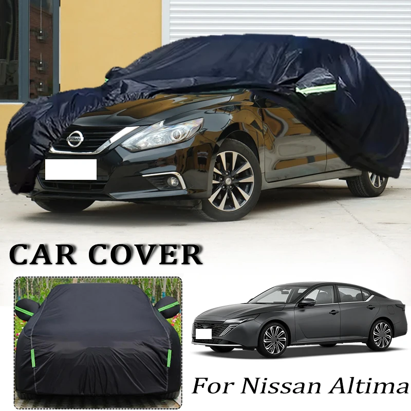 

Чехлы для автомобилей Nissan Altima, водонепроницаемые, пылезащитные, для защиты от солнца, дождя и снега, из плотной ткани Оксфорд, полный комплект автомобильных аксессуаров