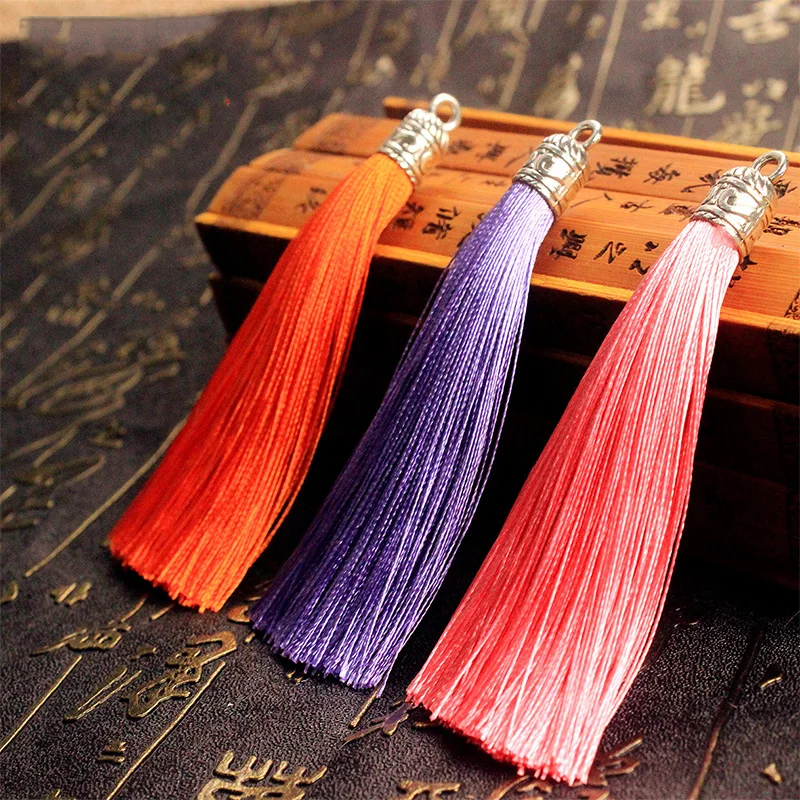 1PC Candy Color Tassel for Earring Accessories Jewelry Making Handmade Fashion Craft