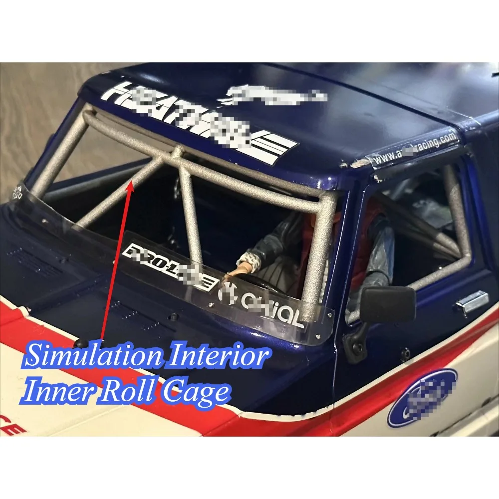Kit de modification personnalisé de cage de sécurité intérieure pour simulation de crawler RC pour Traxxas TRX-4 1979 Bronco, accessoires pour camion RC à l'échelle 1/10