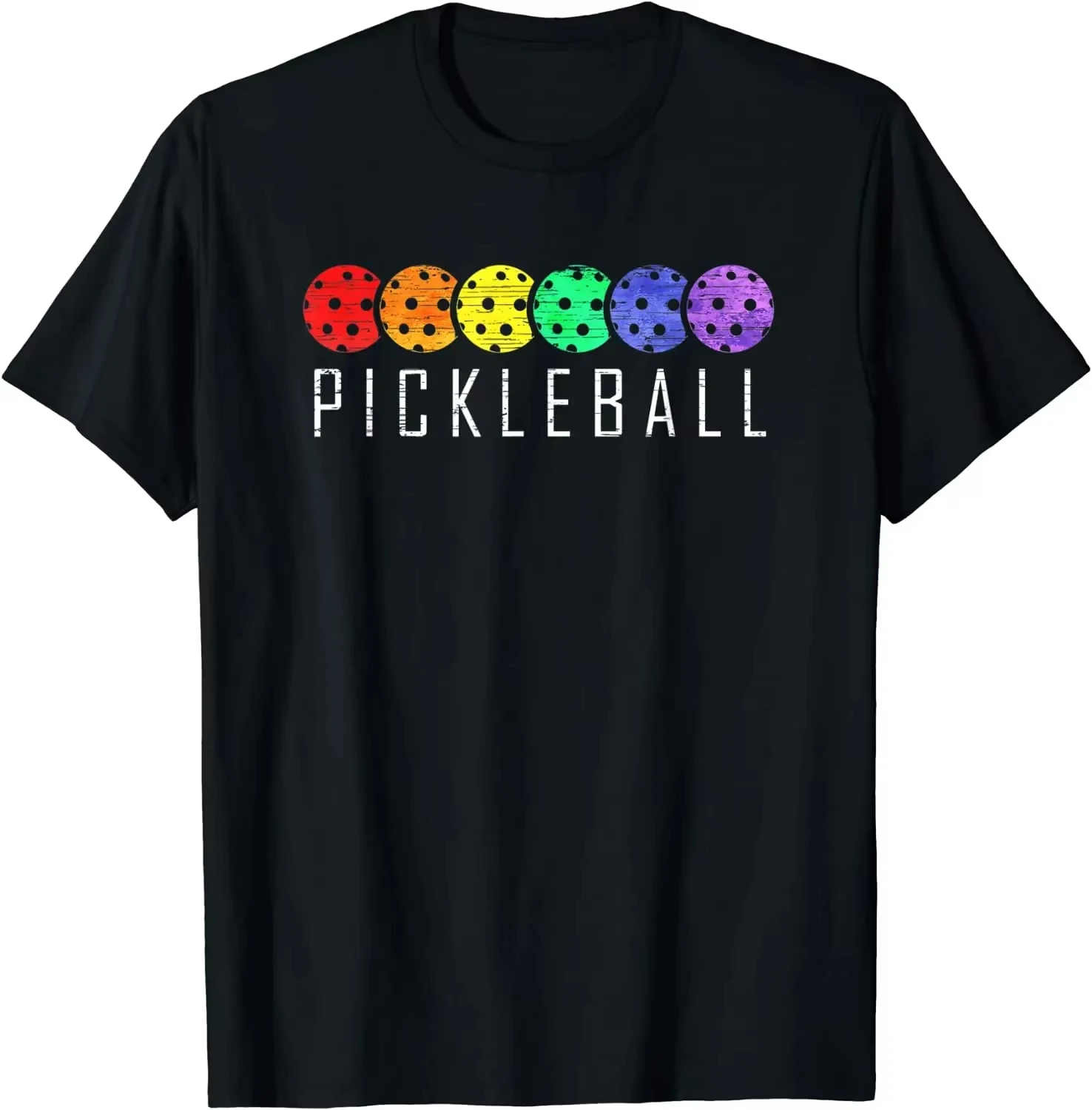 

2025 Funny Gift Pickleball Paddle Sports Player T-Shirt Retro Vintage Men Women Short Sleeve Harajuku Streetwear T Shirts