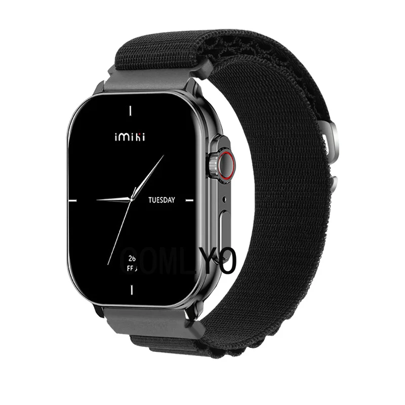 Band For IMIKI SF1 Strap Smart watch Nylon Adjustable Soft Bracelet FOR Women Men Belt Screen protector film