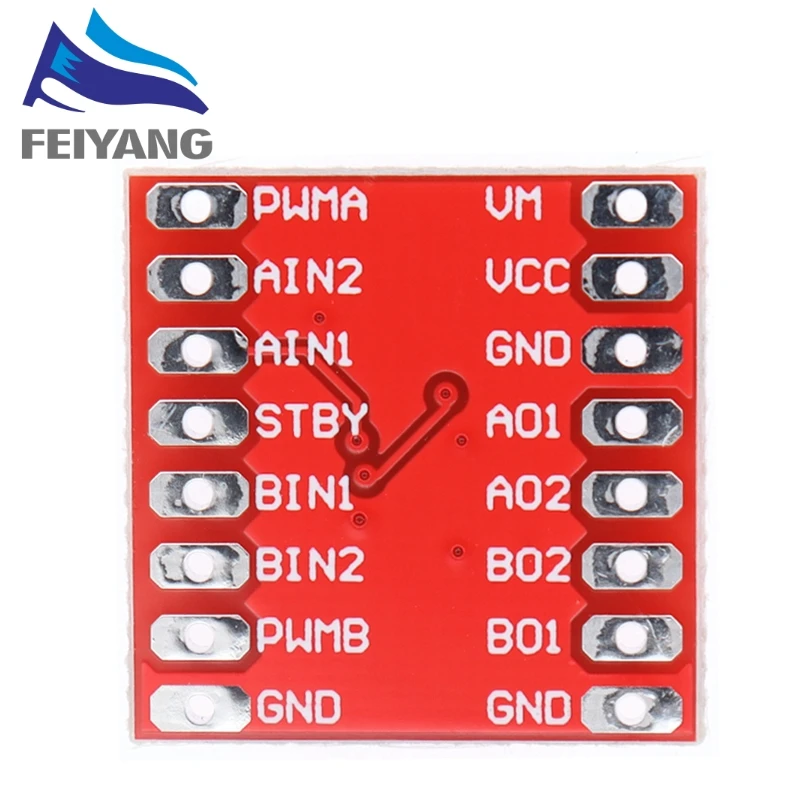 TB6612 podwójny sterownik silnika 1A TB6612FNG mikrokontroler lepszy niż L298N dla Arduino