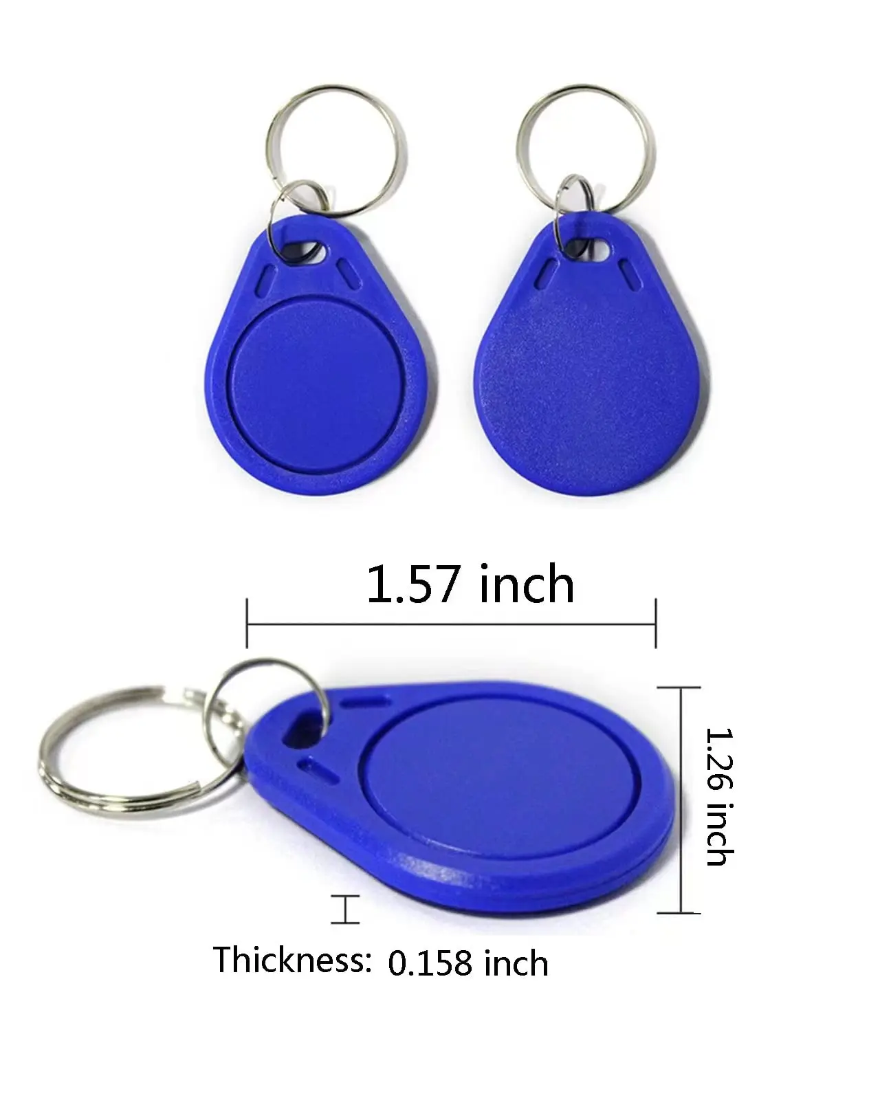 13.56 Mhz IC 카드 포브 잠금 도어, MktStleat 스마트 TTLock 키, RFID 카드, Tarjeta Keyfob 액세스 제어 키트, 8 팩 