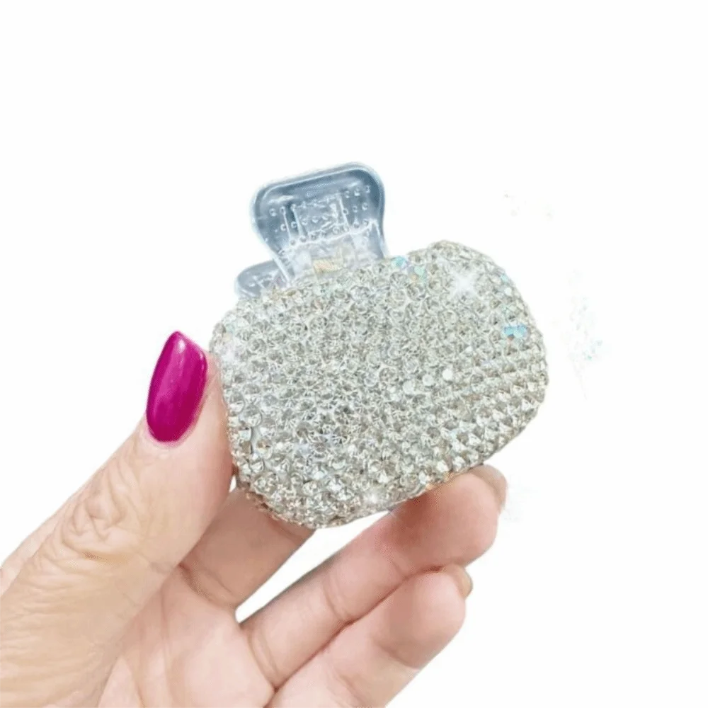 Portable Toothbrush Head Cover Breathable Waterproof Toothbrush Protector Shiny Sparkling Rhinestone Toothbrush Cap
