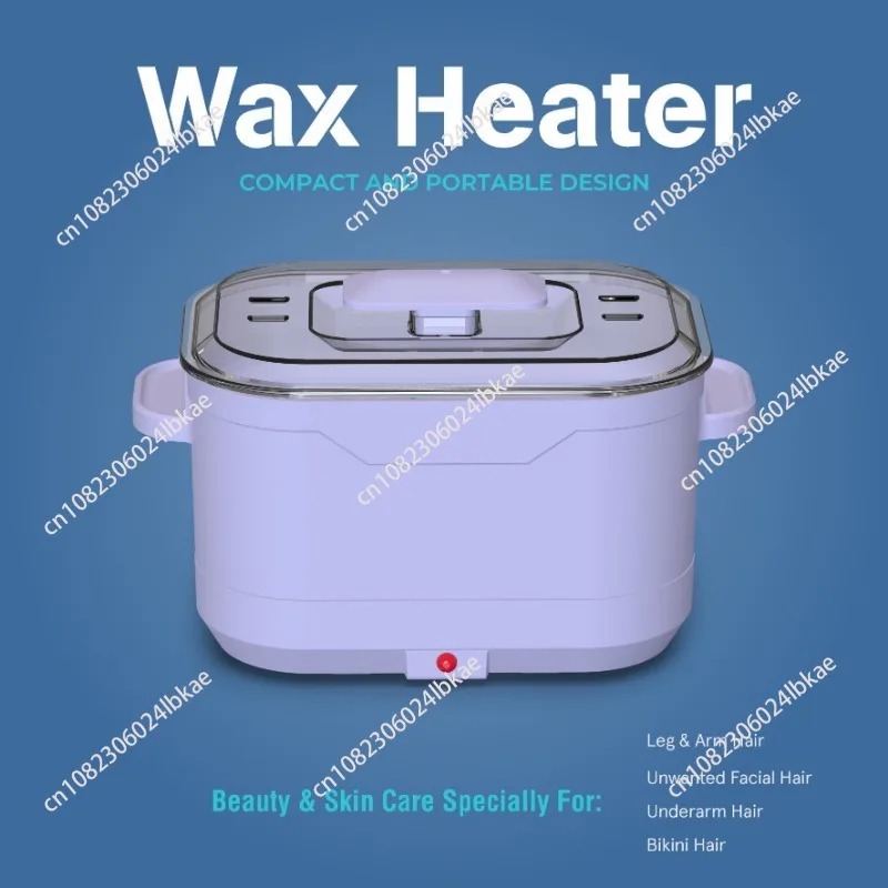 Foldable silicone wax pan Non-stick pan Easy to clean Portable personal care wax removal machine Wax melting machine