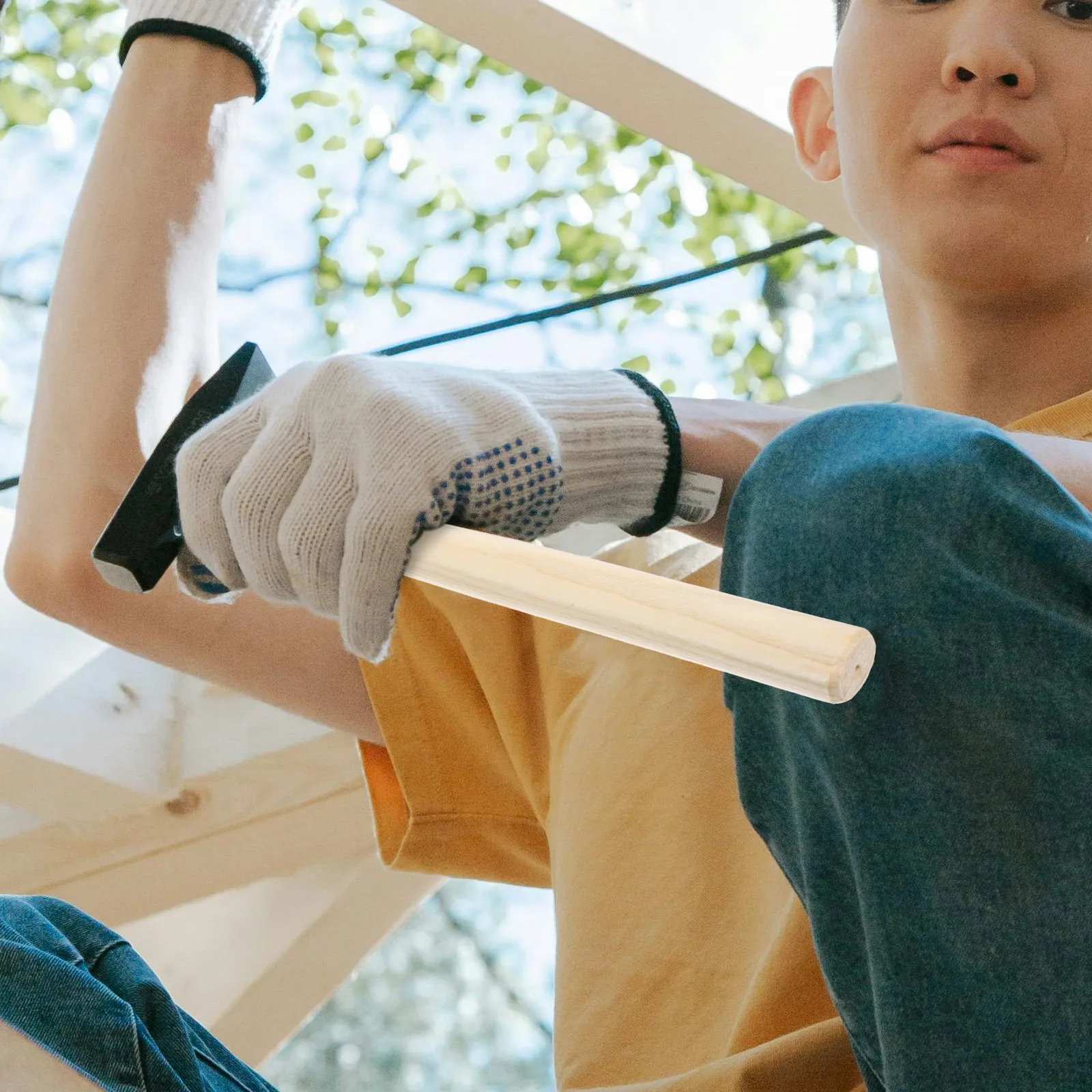 Sturdy Wooden Handl…