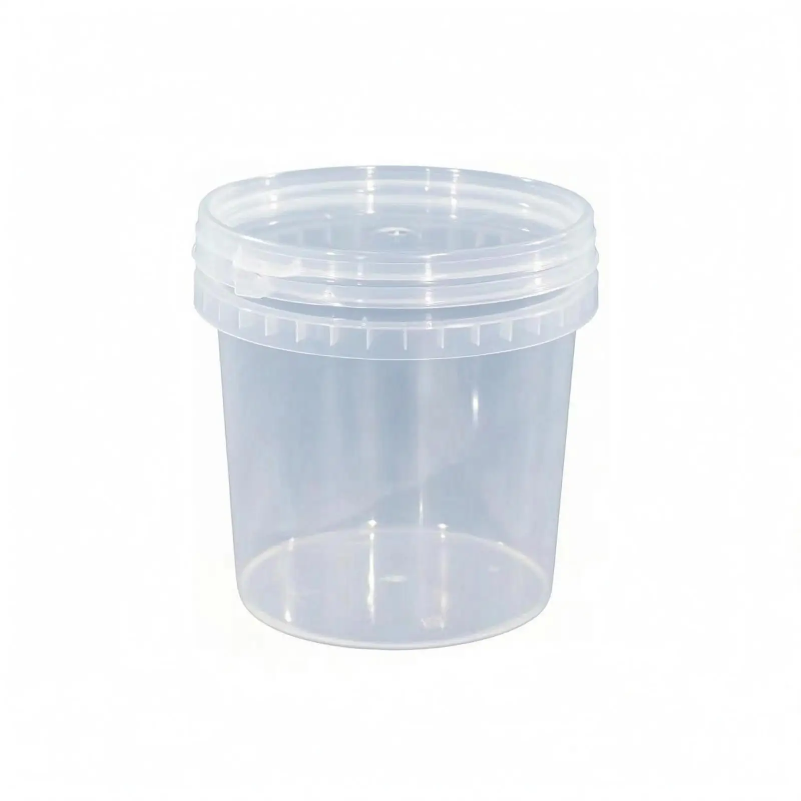 PP Material Sealed Industrial Barrel Cylindrical Thick Wall Food Container for Kitchen Storage Wide Mouth Design for Easy Access