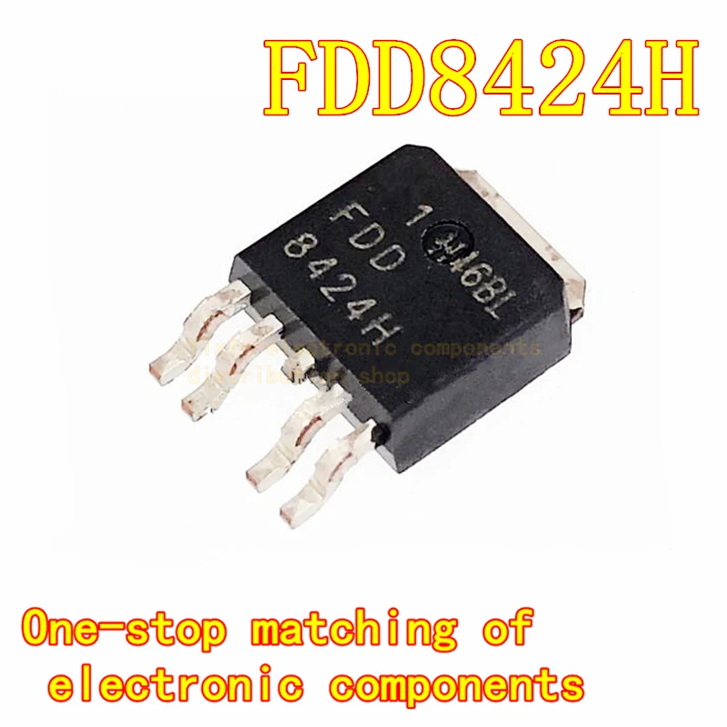 5PCS/Pack FDD8424H 8424H chip TO252-4 field effect MOS transistor FDD8424