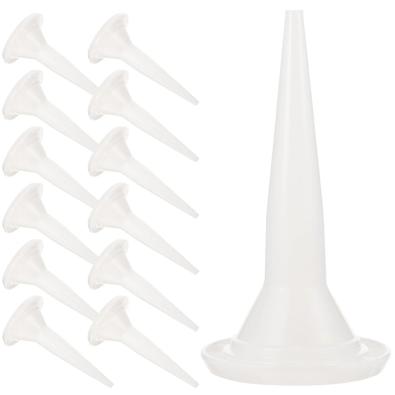 หัวฉีดยาแนว 50 ชิ้น ทนทาน ไม่หยด ไม่สึกหรอ ประกอบง่าย ใช้ซ้ำได้ อุปกรณ์ต่อหัวฉีดยาแนว