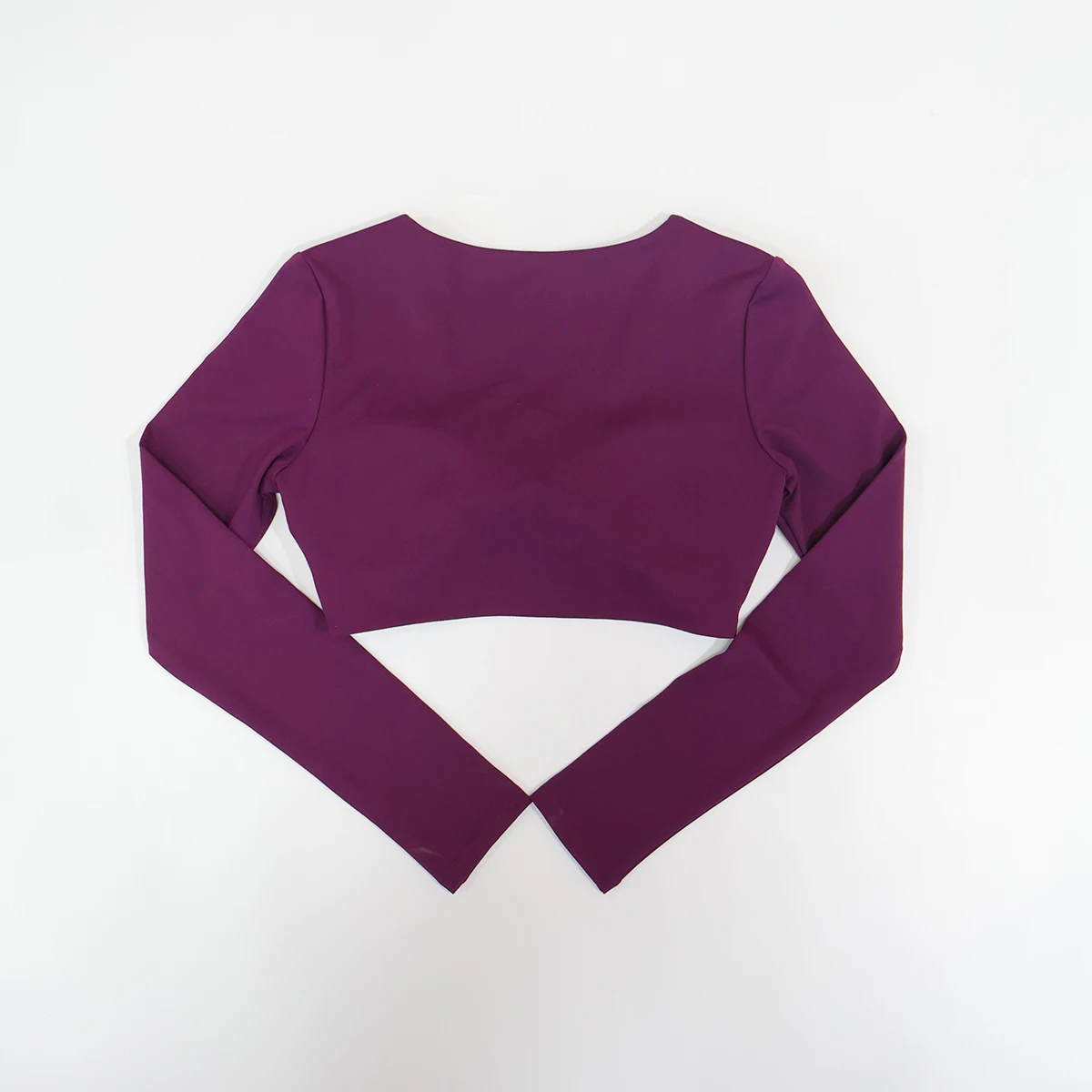 Langärmliges Damen-Fitness-T-Shirt mit tiefem V-Ausschnitt für Laufen im Freien, Yoga-Kleidung, Herbst-/Winter-Kollektion, Lauf- und Fitness-Top – Detail 5