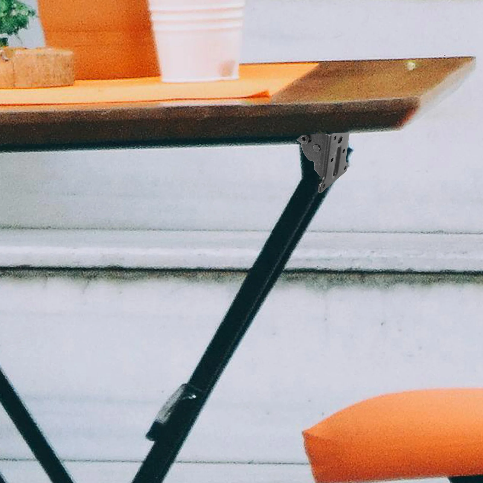 

4 pcs Folding Brackets 90 Degree Heavy Duty Locking Hinges Foldable Support For Coffee Table Dining Table Workbench Self Locking