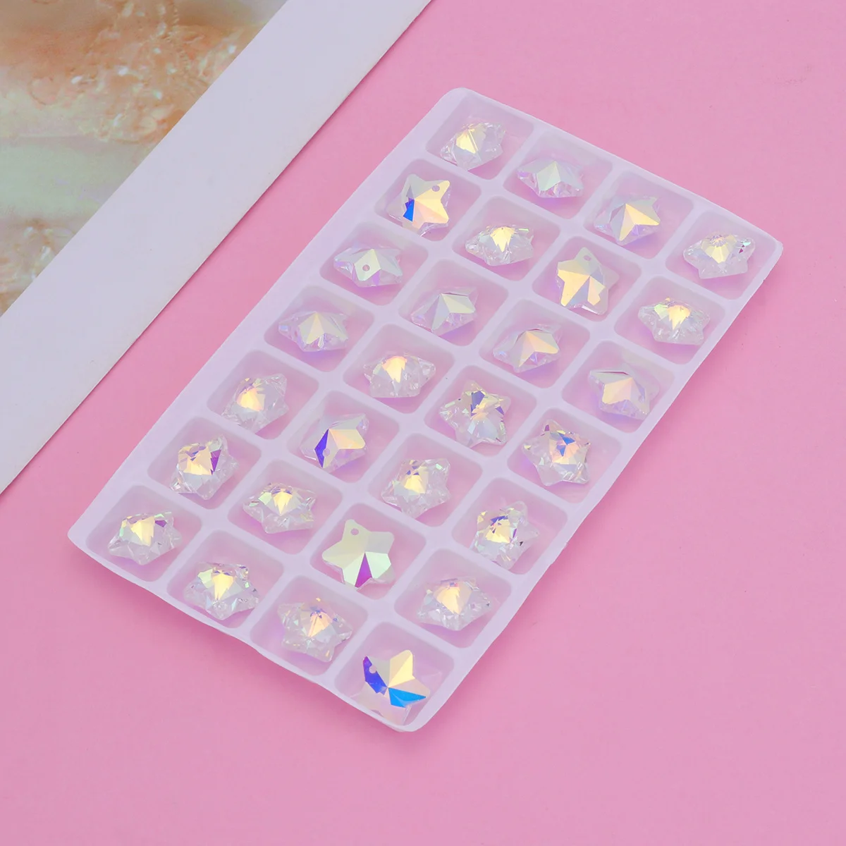 

28Pcs Pendant Charms DIY Set for Earrings Jewelry Making Crystal Charm Accessories Unique Shape Stylish