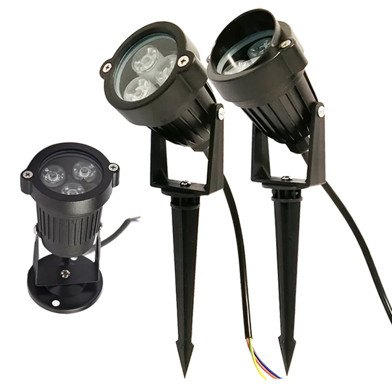 

LED Lawn Lamp 3W 9W Outdoor Garden lighting Waterproof Lighting Led Garden Path Spotlights AC85-265V DC12V