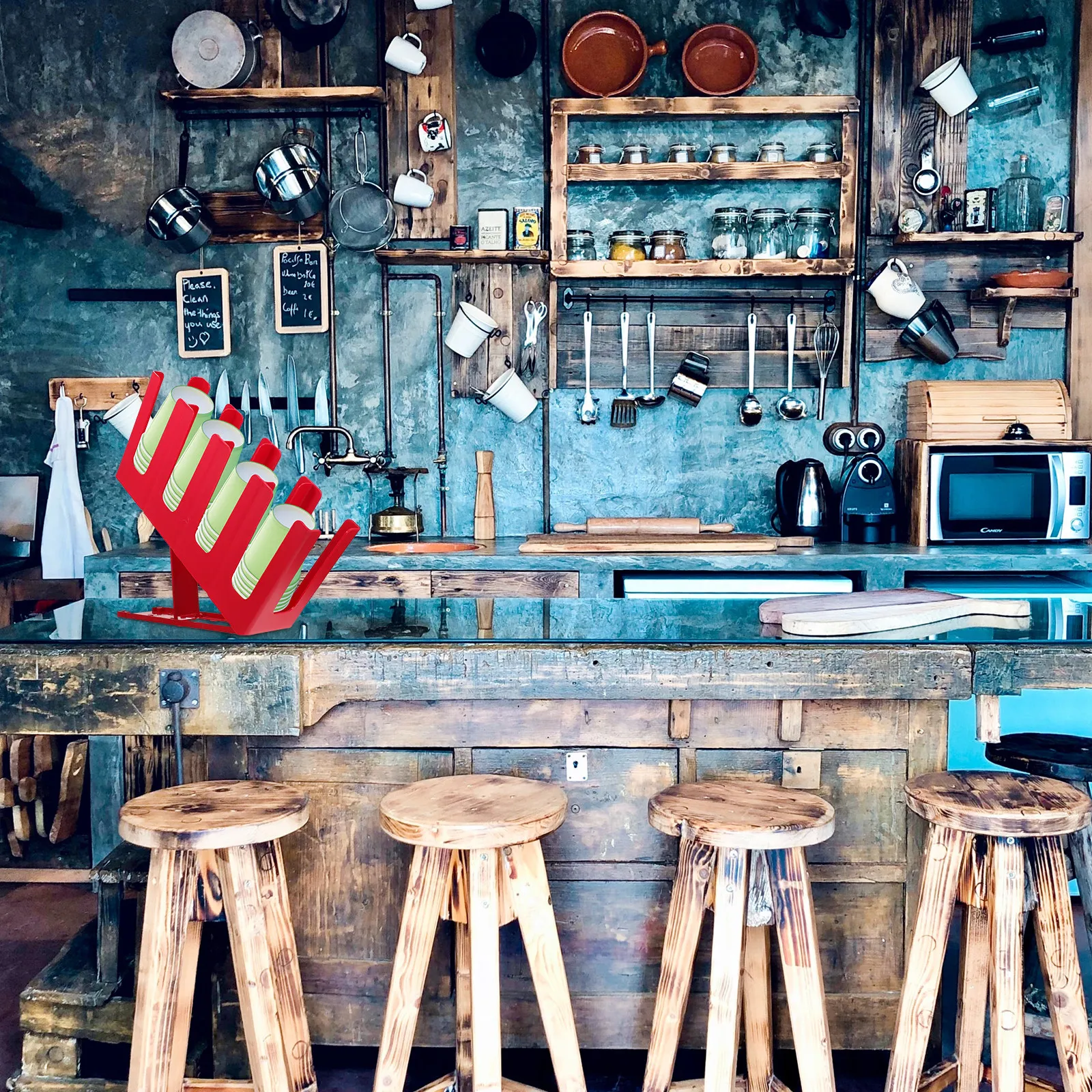 

Cup Holder Coffee Rack Portable Paper Storage Folding Foldable Holders Hanging Stand Cups