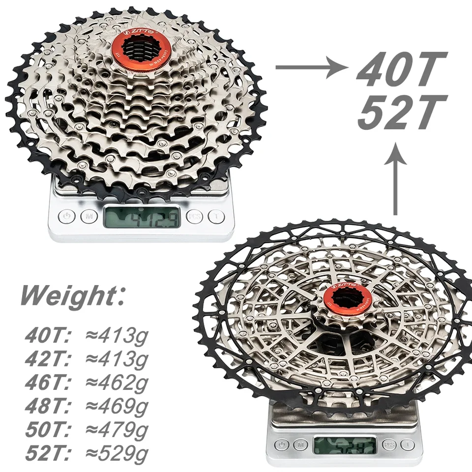 ZTTO 11-Speed Steel Mountain Bike Freewheel Cassette