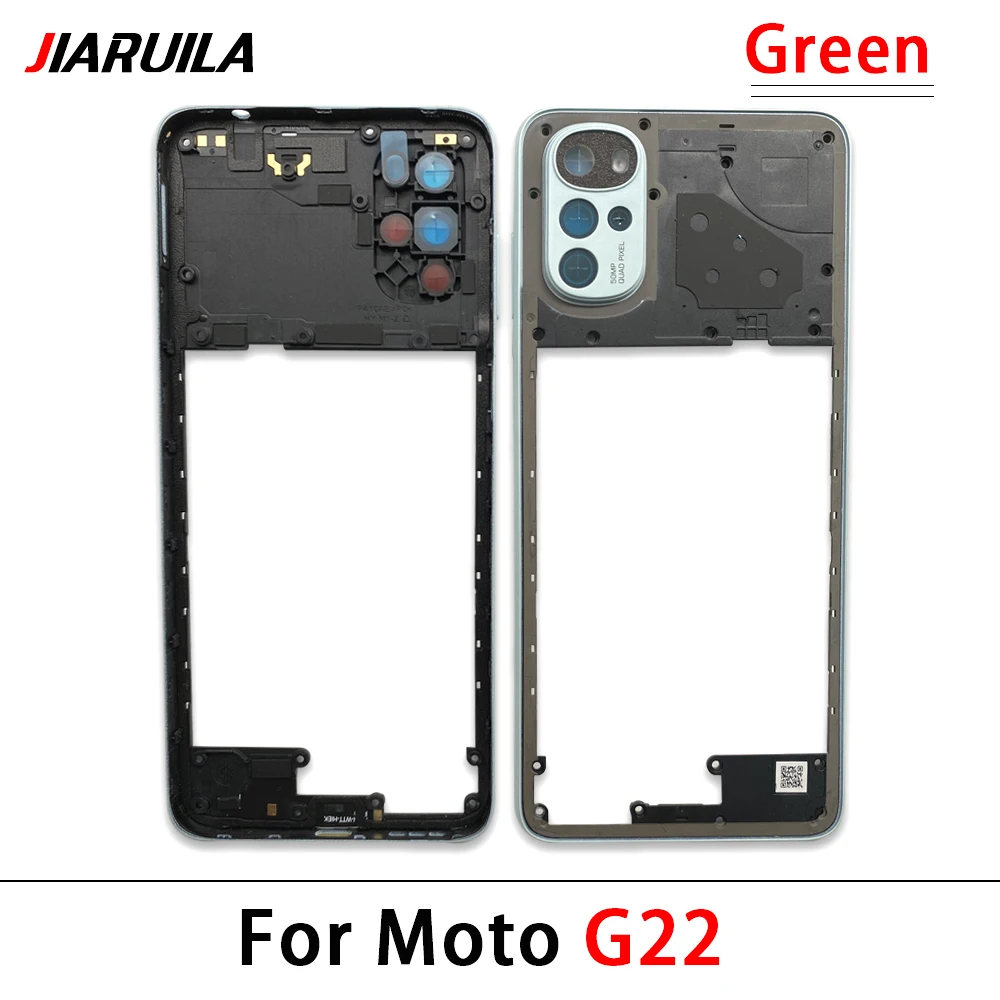 New Middle Frame Housing Case For Moto G22 G52 G71 G82 G50 5G Middle Frame Bezel Middle Plate Replacement Part