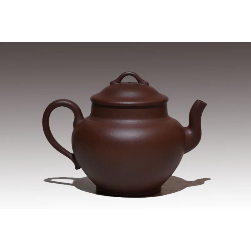 |Yixing Purple Clay Pot Full Handmade Raw Ore Bottom Trough Clear Purple Clay 270ml Tea Set Teapot Self-Produced Antique Jade Pa