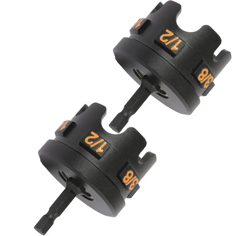 

AC88-Nut Zipper Drill Attachment, Hex Shank Nut Driver For 1/4In 3/8In 1/2In Threaded Rods- Socket Wrench Tool Nut Drill Bit