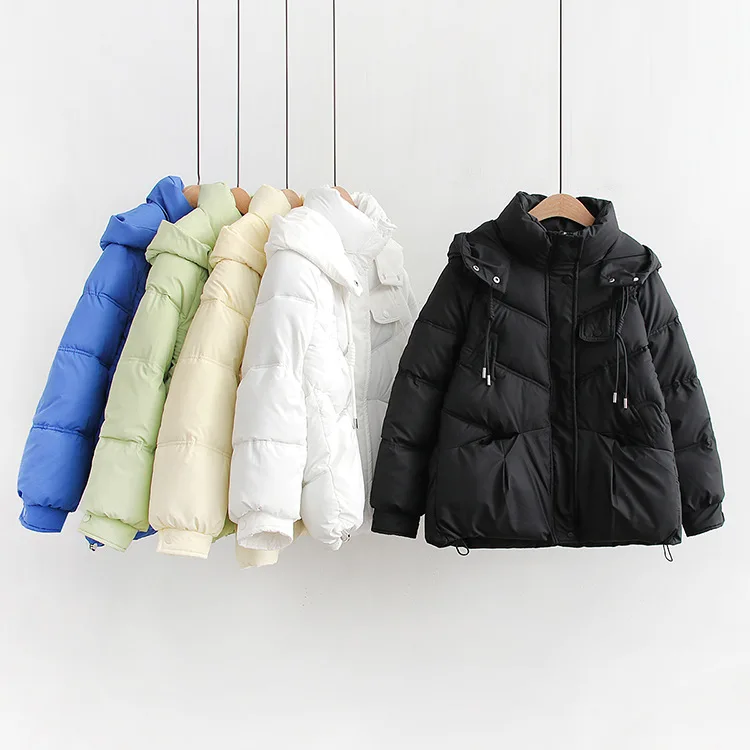 [Ready Stock] High Quality Women Winter Thick Warm Cotton Jacket Coat Women Parkas Casual Fashion Korean Edition Short Outwear