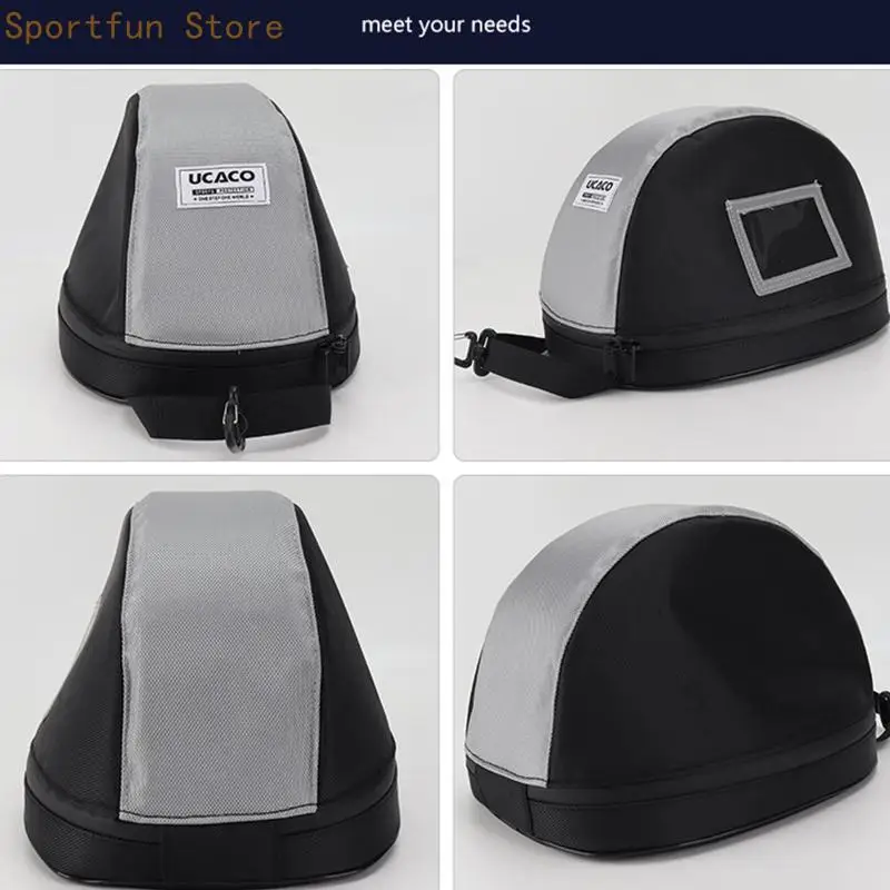 Helmet Storage Bag Organiser with Structured Case for Ski Cycling Travel X7JD
