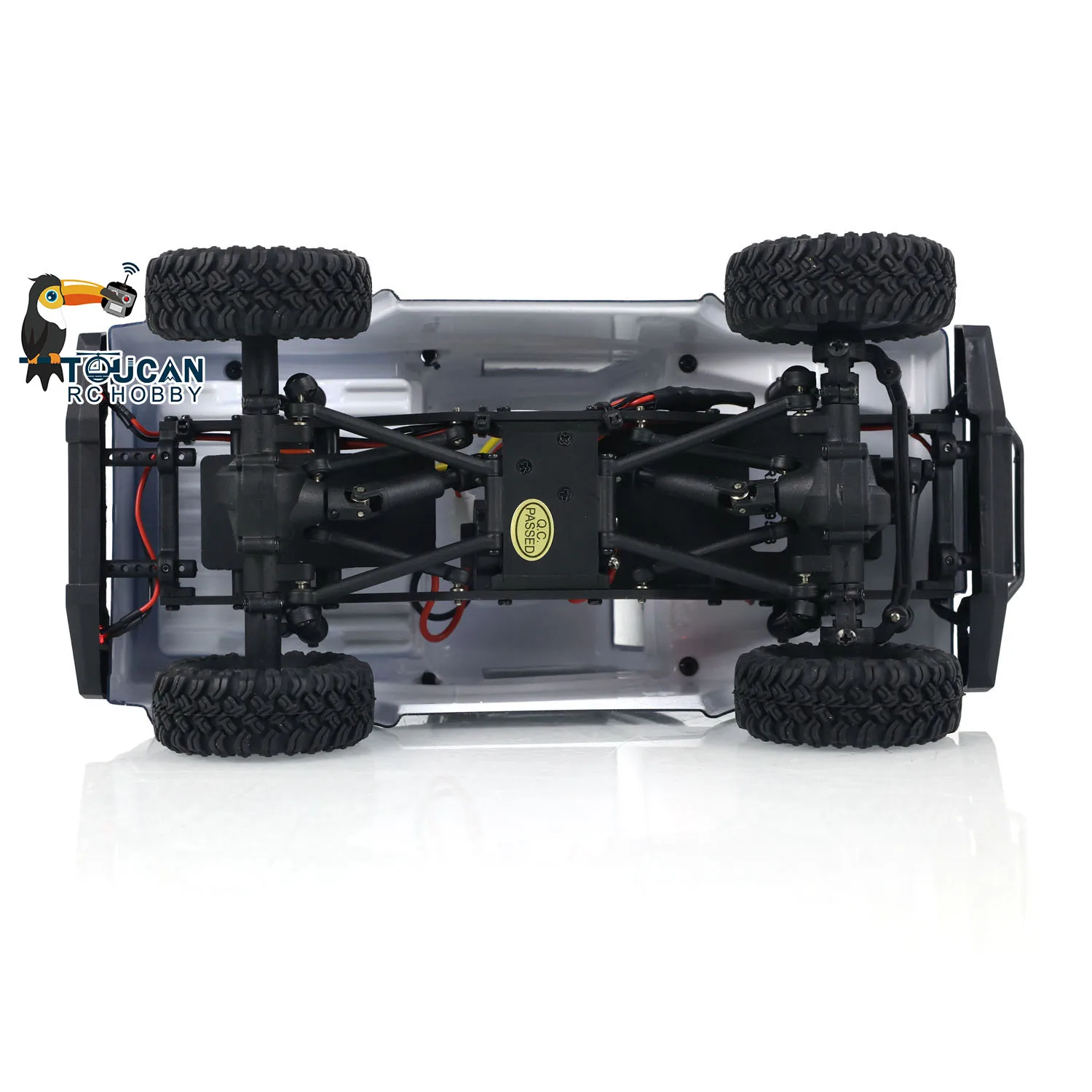 1/24 صغير 4x4 التحكم عن بعد تسلق الزاحف سيارة 4WD RC لعبة على الطرق الوعرة نموذج سيارة للأطفال الكبار هواية درب TH24008-SMT7