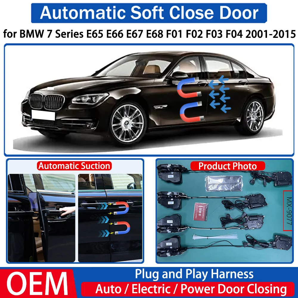 

for BMW 7 Series E65 E66 E67 E68 F01 F02 F03 F04 2001-2015 Car OEM Automatic Soft Close Door Electric Suction Kit Auto Closing