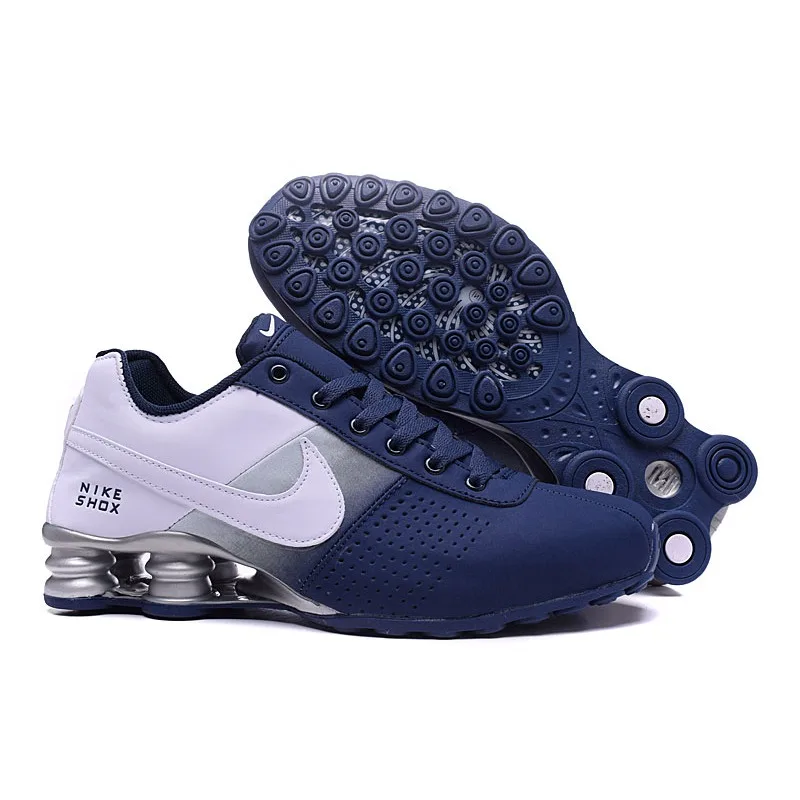 Nike Shox Deliver blanco rosa hombres mujeres moda ligero cómodo