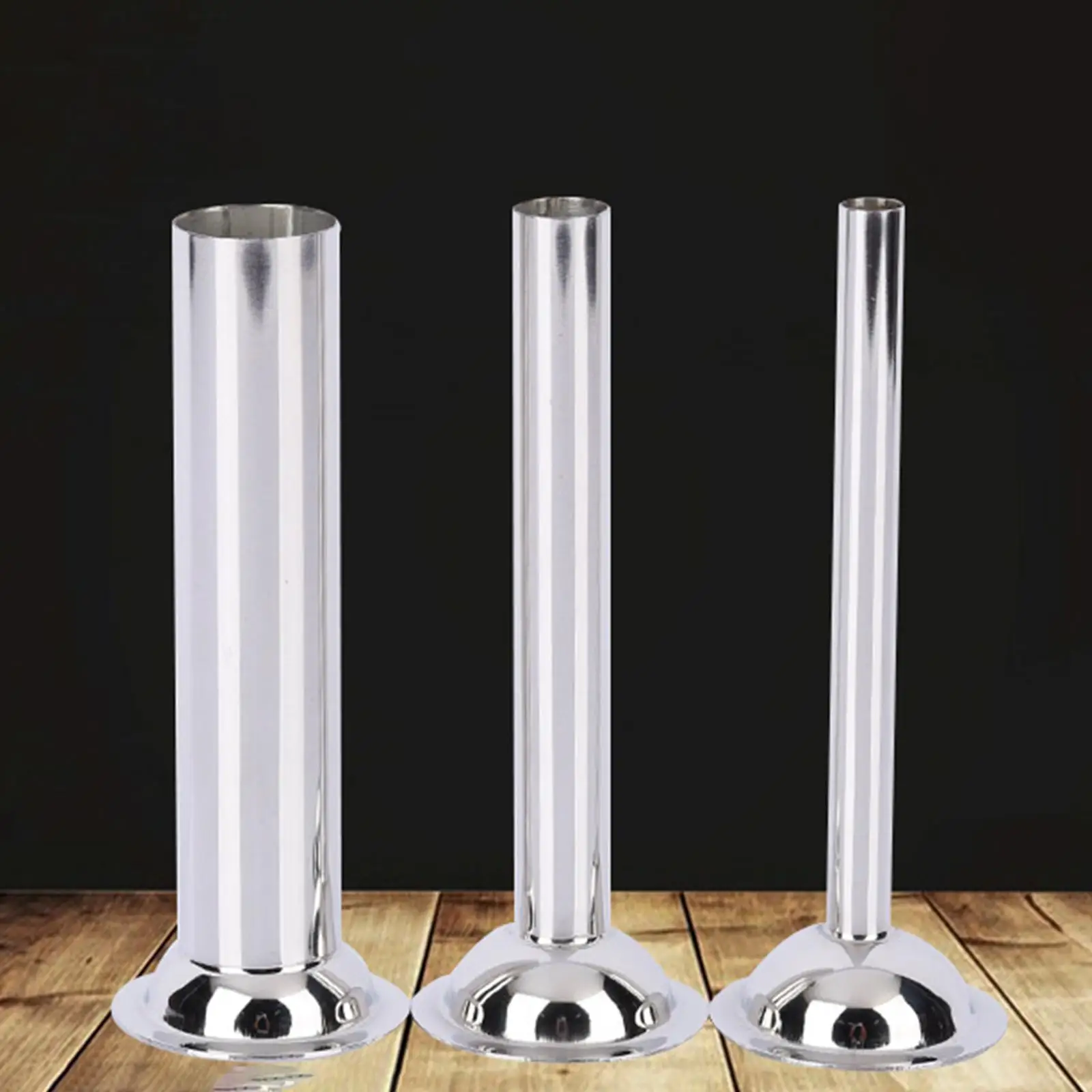 

3 Pieces Sausage Stuffer Tubes Sausage Pricker Tool Stainless Steel for