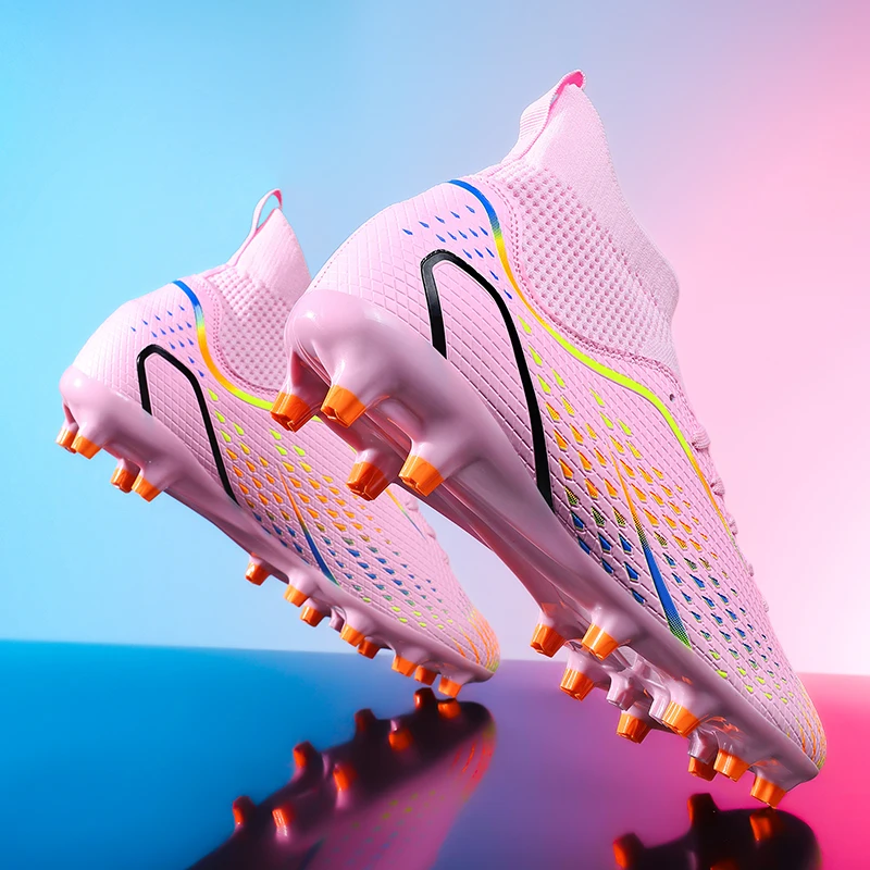 

Mens Football Field Boots Ultralight Turf Indoor Society Training Soccer Shoes Cleats for Kids Sneakers TF/FG Football Shoes