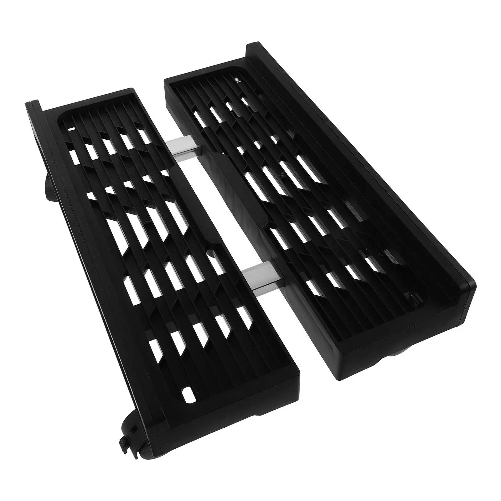 Adjustable Moving Computer Tower Cart Wheels Compact Desktop Pc Stand Under Desk CPU Holder Floor Risers Ventilated Gaming