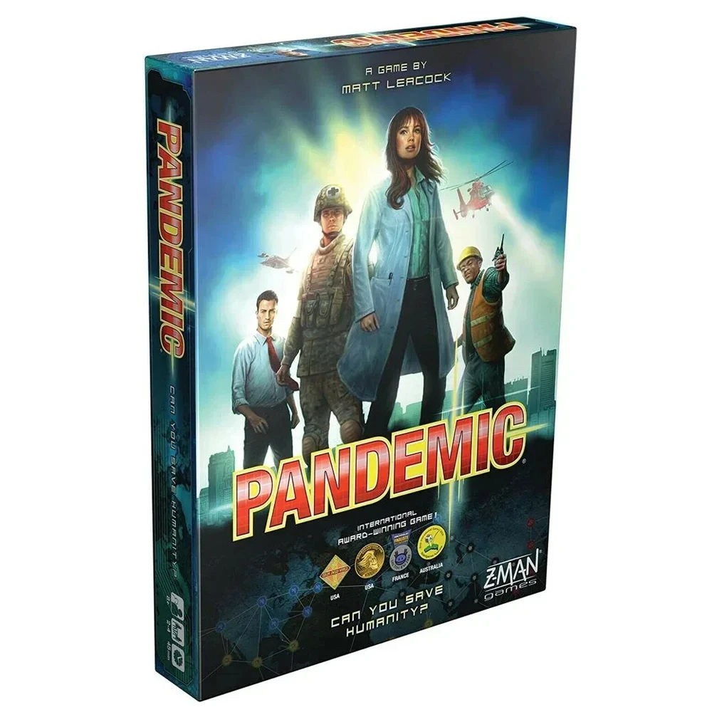 Pandemie Brettspiel Englisch Version Farbe Pest Krise Marine Karten Party Party Brettspiel Karten brandneues Familien spiel