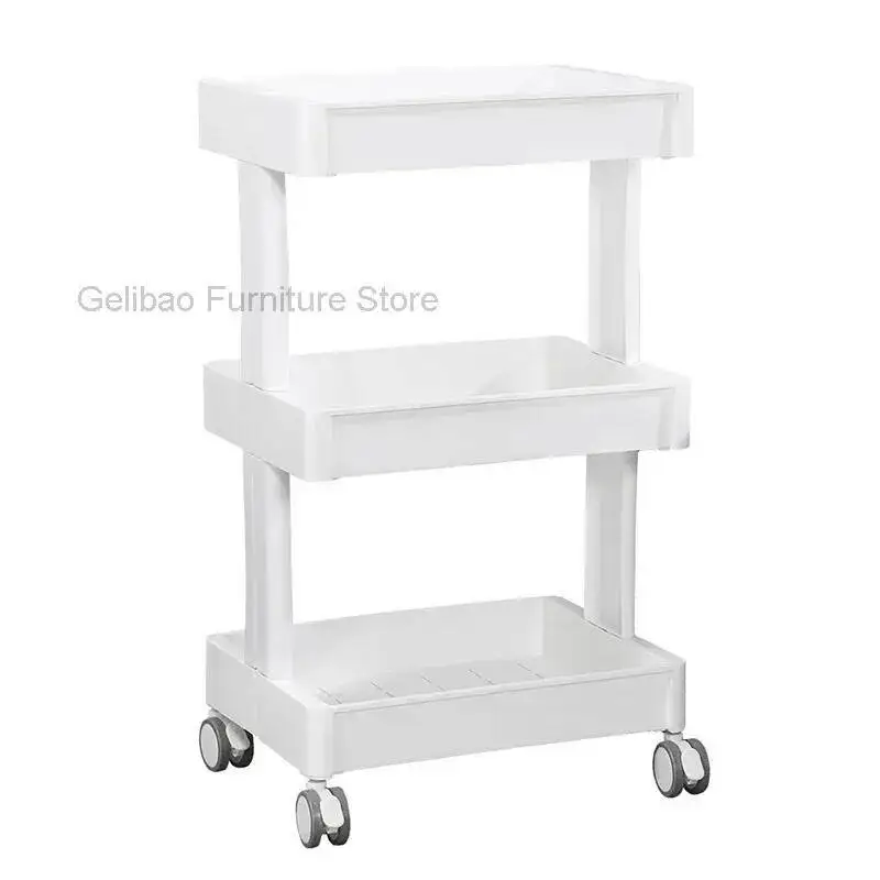 Profesional para muebles de belleza, carrito de salón de almacenamiento, contenedor acrílico de lujo, organizador de tatuajes, pestañas de acero inoxidable