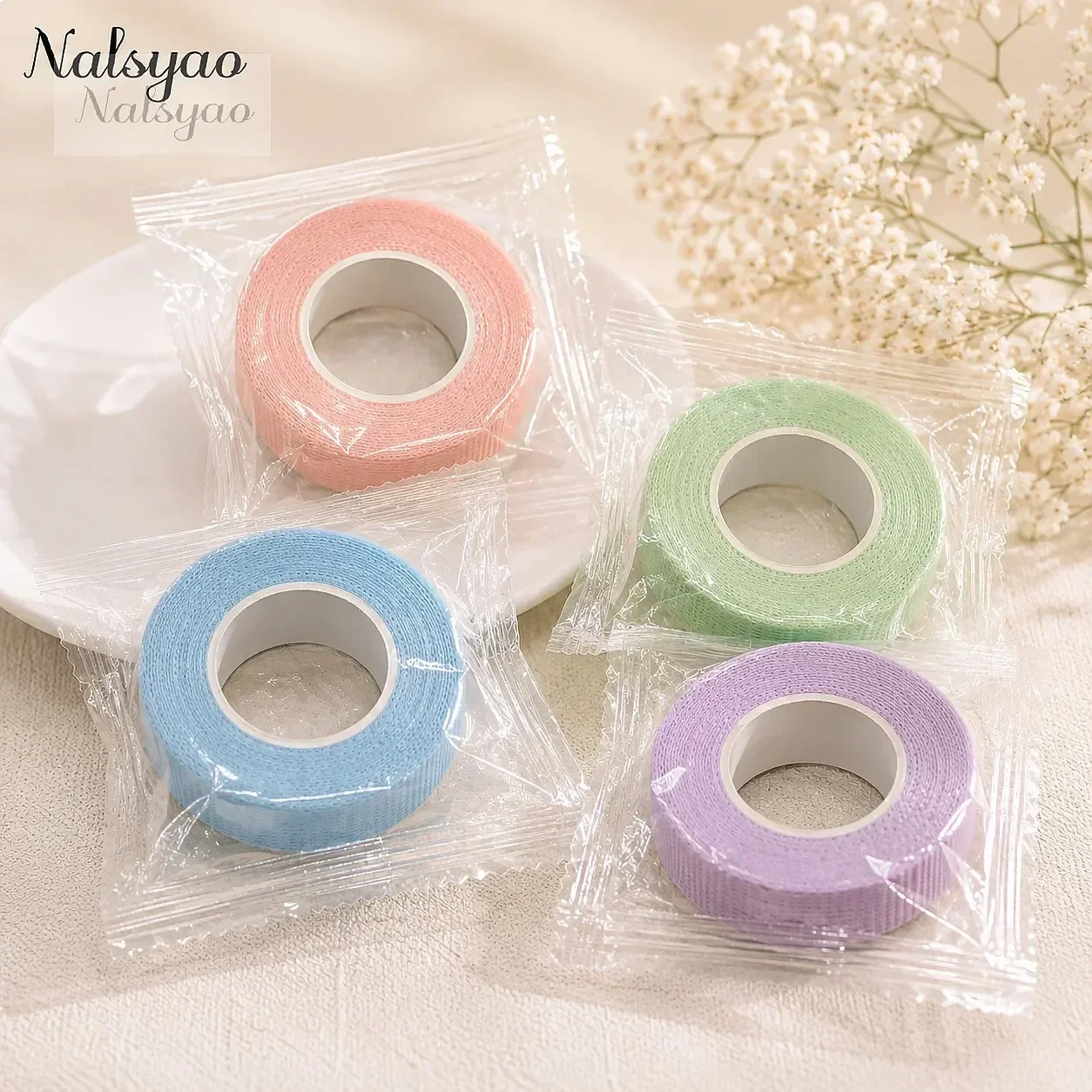 Sensitive Skin Wholesale Eyelash Supplies 1PC Colorful Eyelash Extension Tape Under Eye Patches Micropore Tape Lashes