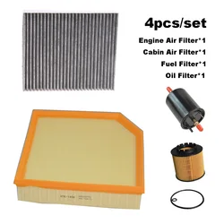 4pcs Filter Set For Geely Jiaji MHEV 1.5T 300H 2019 2020 2021 JLH-3G15TD Gas Engine Cabin Air Fuel Oil Filter Parts 6606632739