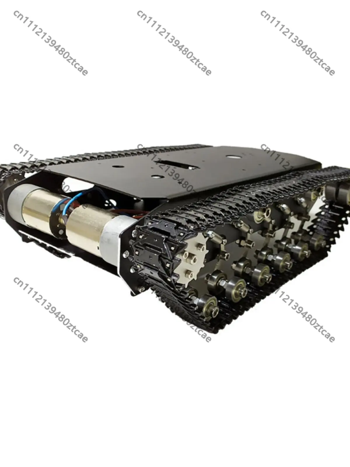 Metal Track Stainless Steel Smart Robot Car, Shock Absorption Tank Chassis, Suspension, for DIY & Teaching