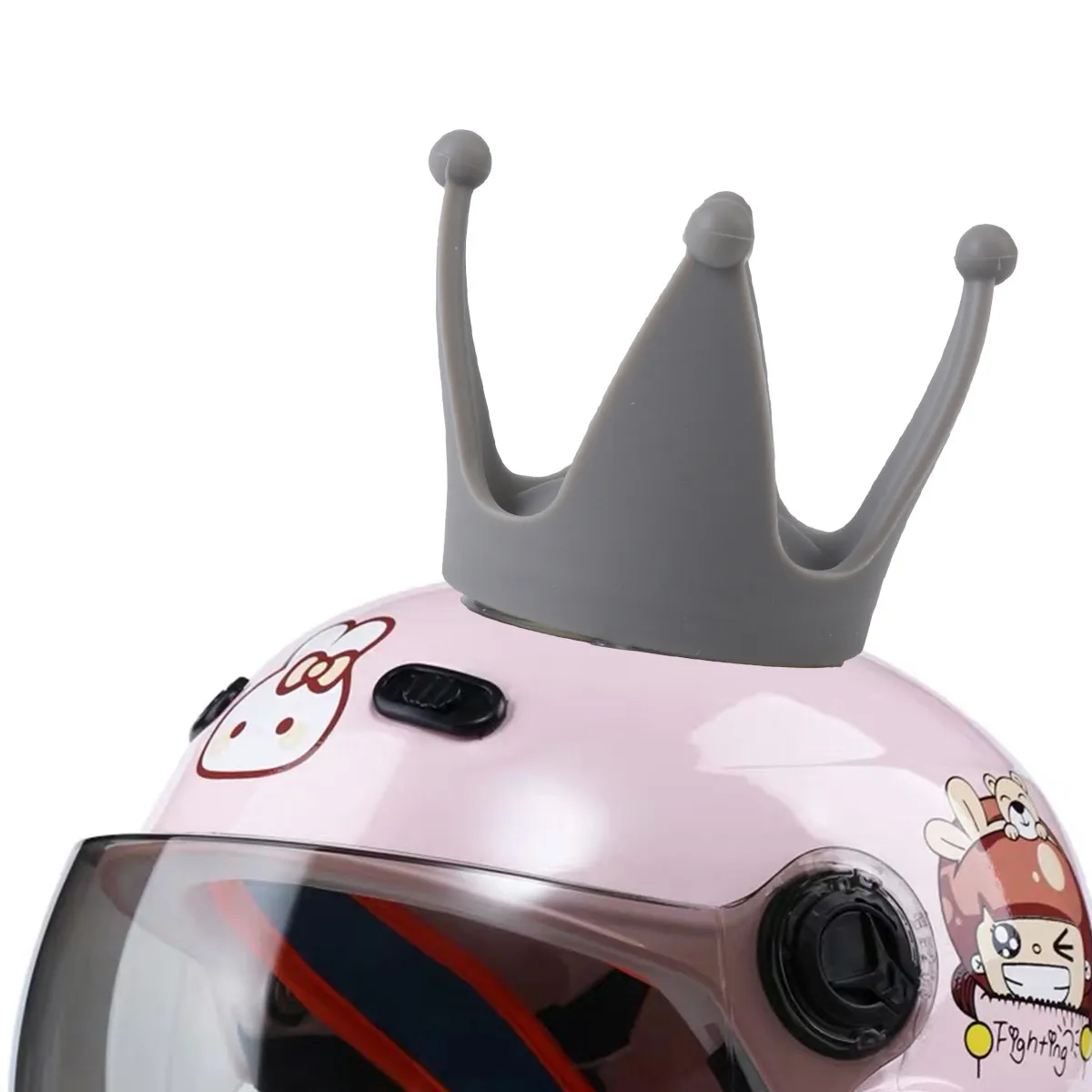 

1 шт. синее декоративное украшение из высококачественного силикона, эластичное, недеформируемое, с двойной присоской, для мотоцикла