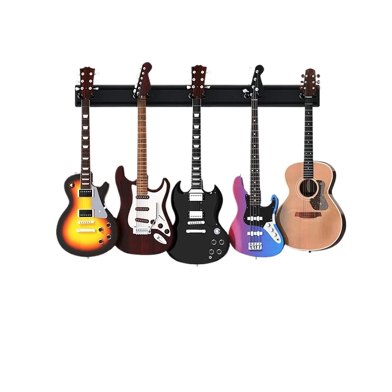 Electric Guitar Stand  Wall-Mounted Rack Multi-Head Guitar  Wall Mount Splicing Display