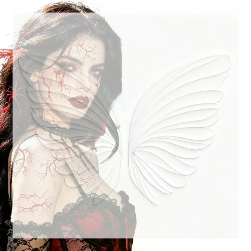 30 Sheets Waterproof Temporary Tattoo Stickers Halloween Realistic Red Bolt Vein Pattern Face Tattoos for Holiday Cosplay